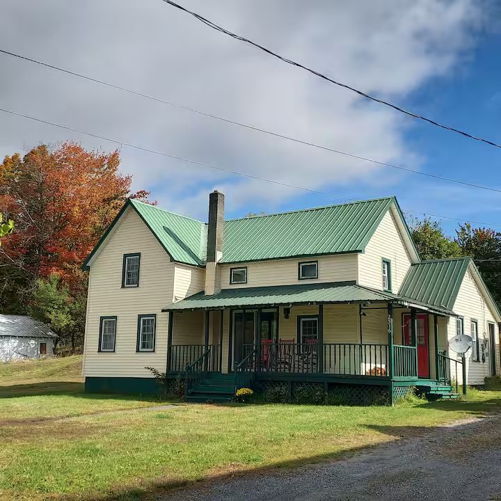 Adirondacks — house exterior fall
