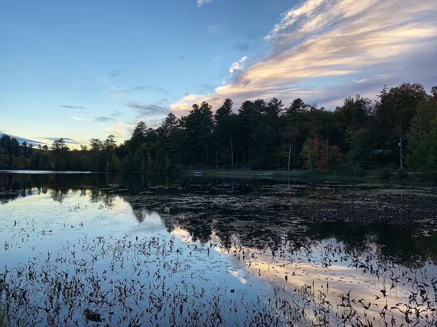 Adirondacks — pond sunset