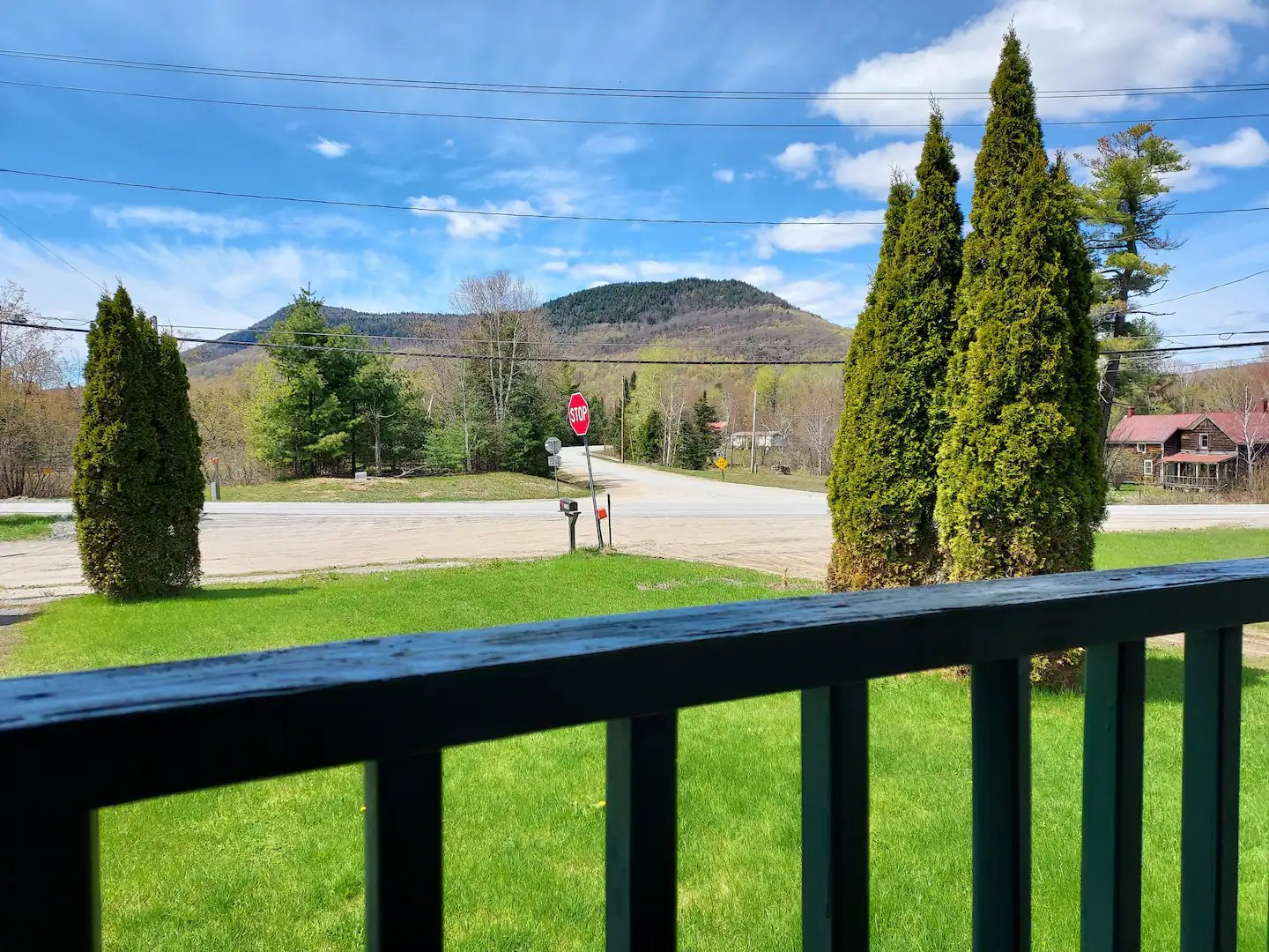Adirondacks — porch view