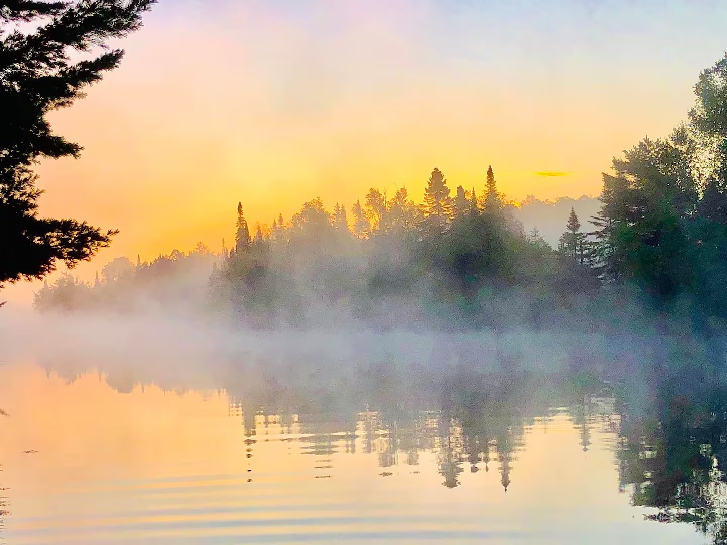 Adirondacks — sunrise mist